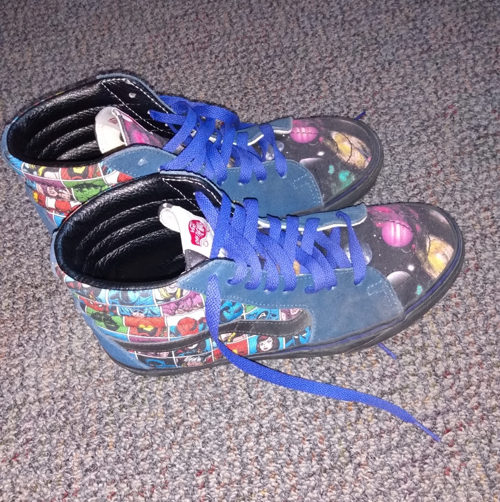 Marvel Vans custom shoes